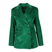 Max Mara Weekend Bomull Helgjacka Green, Dam