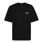 Carhartt Wip Signature Script Logo Bomull T-shirt Black, Herr