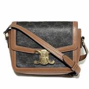 Celine Vintage Pre-owned Canvas crossbodyvskor Brown, Dam