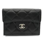 Chanel Vintage Pre-owned Laeder plnbcker Black, Dam