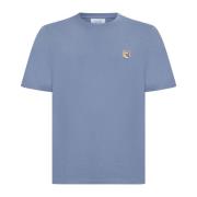 Maison Kitsuné Stiliga T-shirts och Polos Blue, Herr