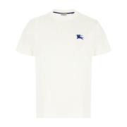 Burberry Casual Bomull T-shirt för Män Beige, Herr