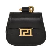 Versace Läderaccessoarer Kollektion Black, Dam