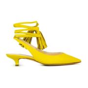 Prosperine Ankelrem Läder Sandal Yellow, Dam