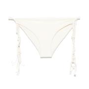 Jil Sander Vit Sea Kläder Side-Tie Botten White, Dam