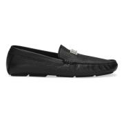 Dolce & Gabbana Svarta platta skor Elegant stil Black, Herr