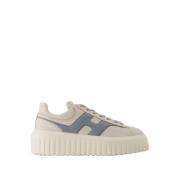 Hogan Ränder Läder Sneakers - Vit White, Dam