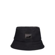 Dolce & Gabbana Svart Bucket Hat Black, Herr