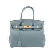 Hermès Vintage Pre-owned Laeder handvskor Blue, Dam