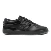 Givenchy Svarta lädersneakers G Move Line Black, Herr