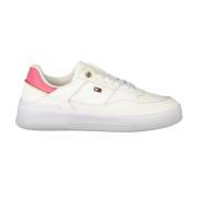 Tommy Hilfiger Vit Polyester Avslappnad Sneaker Kvinnor White, Dam