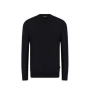 Emporio Armani Svart Crew Neck Sweatshirt Black, Herr