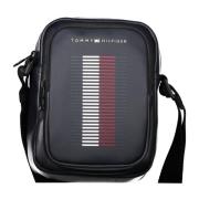 Tommy Hilfiger Blå Herr Crossbody Väska Kontrastdetaljer Blue, Herr