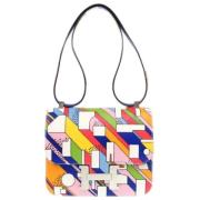 Hermès Vintage Pre-owned Laeder shoppers Multicolor, Dam