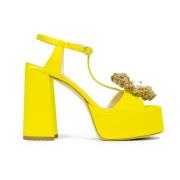 Prosperine Blomma Plattform Sandal Yellow, Dam