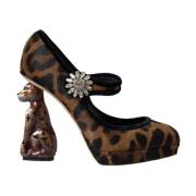 Dolce & Gabbana Leopard Statement Pumps fr Chic Sophistication Brown, ...