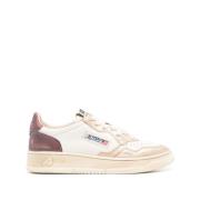 Autry Vintage Lädersneakers White, Dam