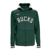 Nike Milwaukee Bucks Zip Hoodie Green, Herr