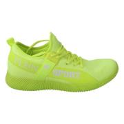 Philipp Plein Stiliga gröna fritidssneakers Green, Herr