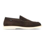 Hogan Brun Mocka Loafer Handgjorda Sömmar Brown, Herr