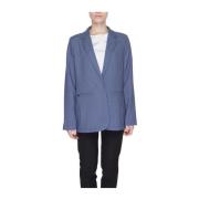 Street One Vår/Sommar Dam Polyesterblandning Blazer Blue, Dam