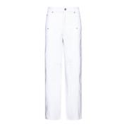 Isabel Marant Étoile Vita Straight-Leg Bomullsjeans White, Dam