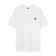 Kenzo Broderad Pop Skjorta White, Herr