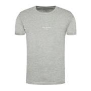 Guess Bomull T-shirt - Slim Fit, Kort Ärm Gray, Herr