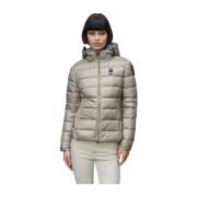 Blauer Huvad Charme Pufferjacka Gray, Dam