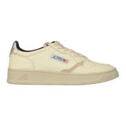 Autry Låga Medalist Sneakers för Kvinnor Beige, Dam