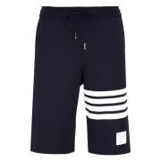 Thom Browne Marinblå 4-Bar Sweatshorts Blue, Herr