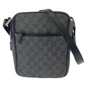 Gucci Vintage Pre-owned Canvas crossbodyvskor Gray, Dam