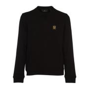 Belstaff Svart Tröja Sweatshirt Black, Herr