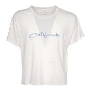 ERL California Signature Tee Knit White, Herr