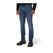 Guess Blå Bomullsblandning Jeans Kollektion Blue, Herr