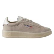 Autry Beige Mocka Låga Sneakers Beige, Dam