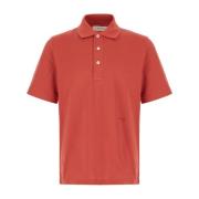 Lanvin Klassisk Polo Tröja för Män Red, Herr