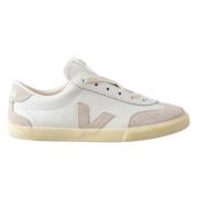 Veja Brasilianska Volleyboll Lädersneakers White, Dam