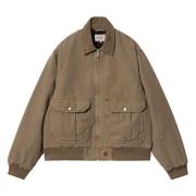 Carhartt Wip Brun Jacka för Dagligt Bruk Brown, Herr