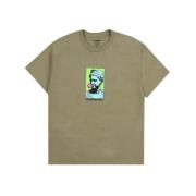 Pleasures Grafiskt Tryck Kortärmad T-shirt Green, Herr