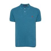 Polo Ralph Lauren Kortärmad Stickad Piké Blue, Herr