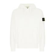 Stone Island Stiliga Sweatshirts för en Modern Look White, Herr