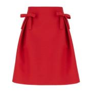 Valentino Garavani Elegant Gonne Kjol Red, Dam