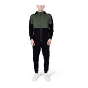 Emporio Armani EA7 Bomull Track Sweatsuit Green, Herr