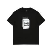 Pleasures Bomull Kortärmad T-shirt Print Black, Herr