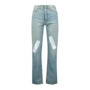 MM6 Maison Margiela Självhäftande band jeans Vår-Sommar 2025 Blue, Dam