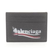 Balenciaga Vintage Pre-owned Laeder plnbcker Black, Herr