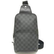 Louis Vuitton Vintage Pre-owned Canvas crossbodyvskor Gray, Herr