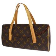 Louis Vuitton Vintage Pre-owned Canvas handvskor Brown, Dam