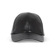 Courrèges Svart Vinyl Cap Hatt Black, Dam